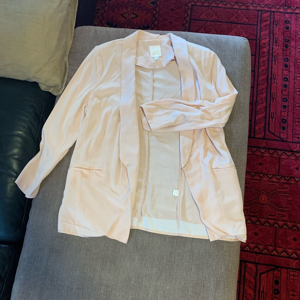 Lauren Conrad blush pink blazer